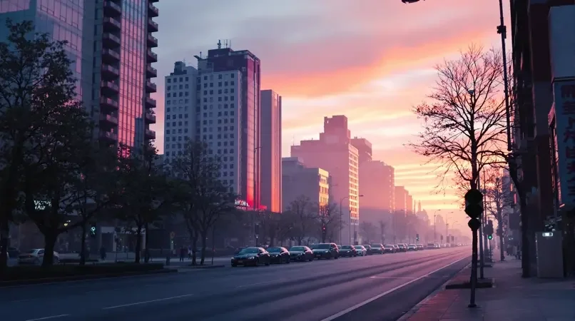 清晨五点的城市，安静得只剩风声 - 茶杯狐影视